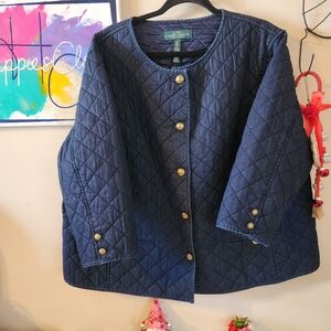 Ralph Lauren Quilted Jacket in Deep Blue
